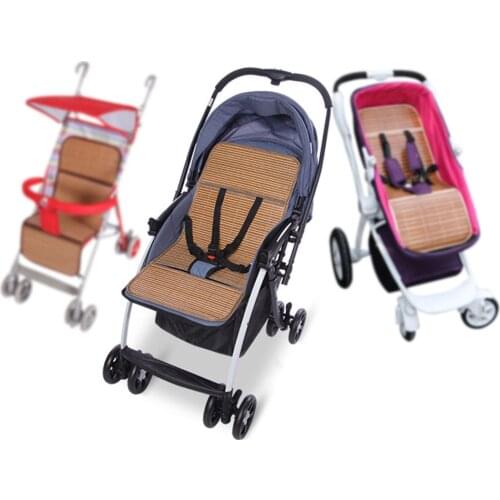 Bamboo Baby Stroller Cushion Cold For Summer Car Seat Accessory Mattress Liner Mat Shoulder Thick Dining Chair Cushion