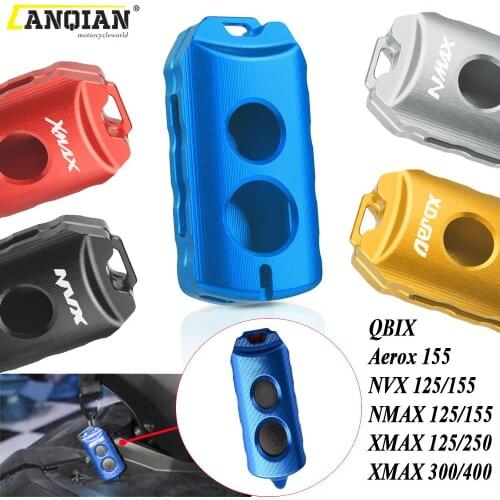 FOR Yamaha NVX NMAX 125 155 XMAX 125 250 300 400 Aerox 155 QBIX Motorcycle Key Case Remote Control Cover Dust Holder Protector