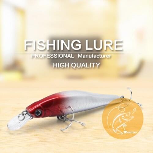 Thritop Artificial Bait 3d Eyes TP047 Hard Bait Sharp Hook 9.5cm 12g 5 Colors Fishing Lure Minnow Professional Fishing Tackle