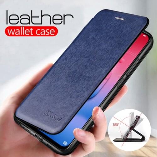 Leather Flip case For huawei honor 10 lite 9 light 20s 10i 9x nova 5T p30 p20 pro P smart Z 2019 book phone Cover coque fundas