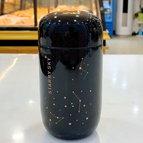 Mini Star Thermos Cup 304 Stainless Steel Vacuum Cup Portable Thermos Cartoon Goddess Thermos Mug Mini Cute Water Bottle 1pc