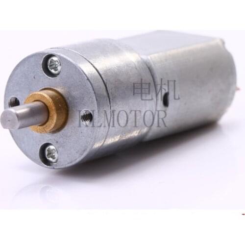 Diameter 20MM DC motor 20GA 130 geared motor 3V 6V 12V Robot lock Car model Motor 15RPM 30RPM 100RPM 150RPM 170RPM Gearbox gear