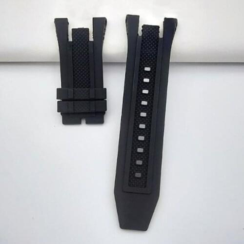 New Black 33*26mm Rubber Watchband Suitable For Invicta strap Subaqua Noma V Noma 5 Wristband Watch Bracelet