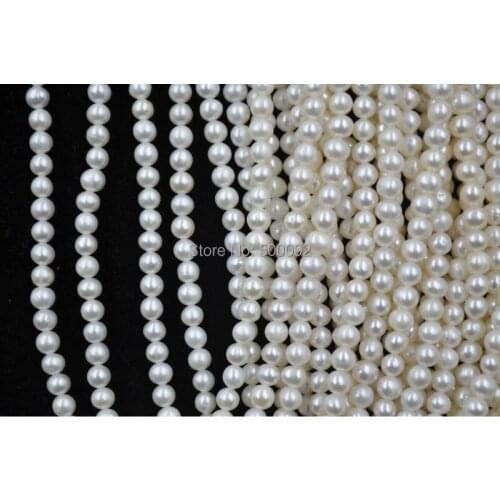 Wholesale 10 strands 4.5-5mm genuine cultured freshwater pearl lots
