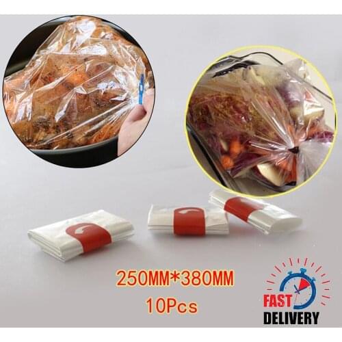 10Pcs/Set High Temperature Resistant Bags For Baking Bag Microwave PET Oven Bag Cooking Kitchen Tools 250*380mm