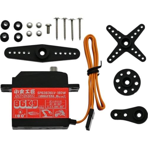 36kg High Torque Motor Servo Metal Gear for DIY RC Car (Control Angle 180°)
