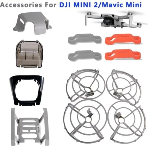 Mini 2 Landing Gear Lens Hood Props Holder Propeller Guard Battery Buckle accessories For mavic mini/dji mini 2 Drone