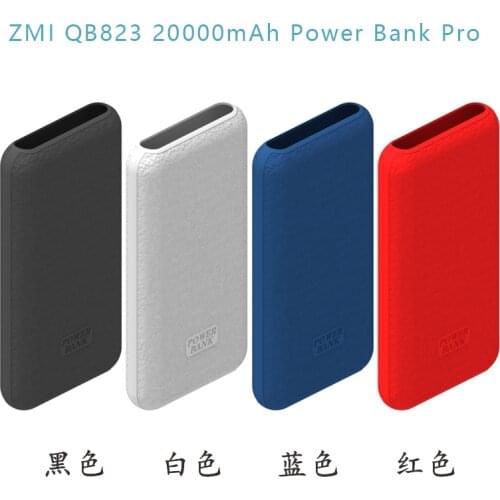 For ZMI QB820 Silicone case For ZMI QB823 20000mAh Power Bank Pro 65W No.10 Power Bank QC 3.0 fast charging Protector Case Cover