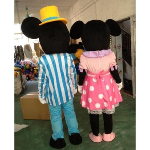 High quality Mouse mascot costume Fancy Dress Suit Halloween Purim party Cartoon chase costumes