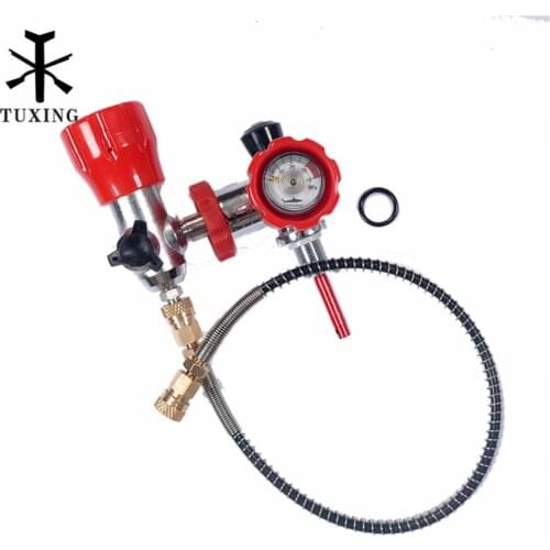 4500PSI Filling Station for Carbon Fiber Tank Cylinder Bottle Valve Connection for Gas Transfer or Tank Refilling Big to Small