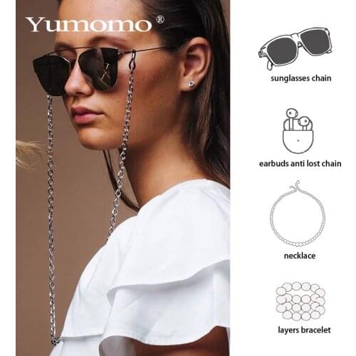 Gold Silver Eyeglass Chains Mask Chain For Women Men Trendy Unisex Reading Sunglasses Chain Reading Spectacles Holder Cord Chain