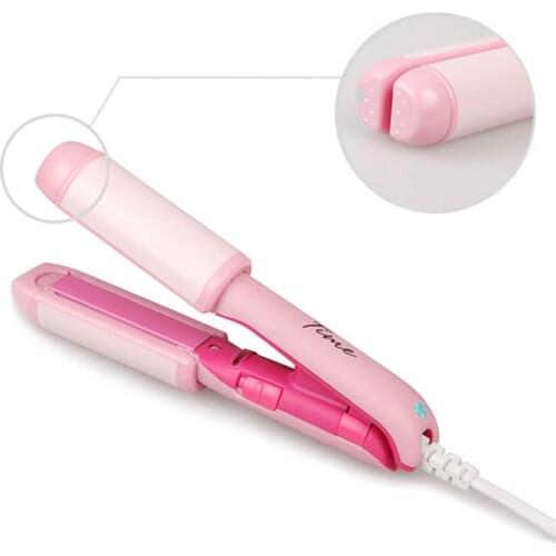 1 Set Mini Creative Korea Cute Fruit Electric Hair Straightener and Curling Irons Portable Hair Curling Iron Small Size Hair