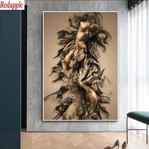 Diamond Painting Abstract art, sexy woman Cross Stitch Diamond Mosaic Picture Of Rhinestone Embroidery crystal Beaded Handicraft