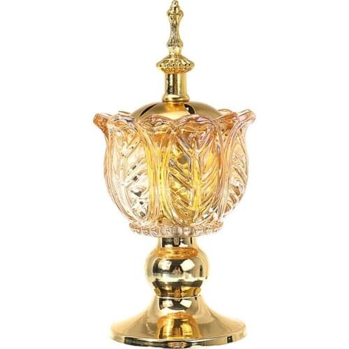 Arabian Incense Holder for Bakhoor Oud Incense Sticks Cones Home Desk Crafts LB88