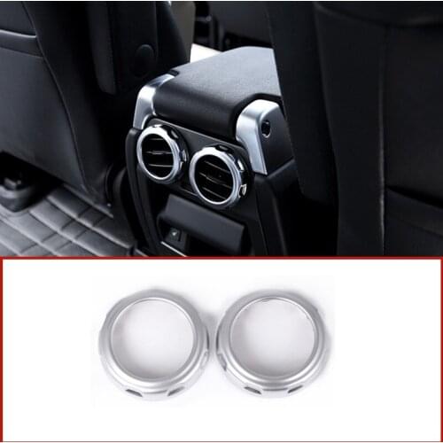 Car Styling Rear Air Outlet Vent Ring Trim Sticker For Land Rover Discovery 4 For Range Rover Sport 2009-2016 Accessories