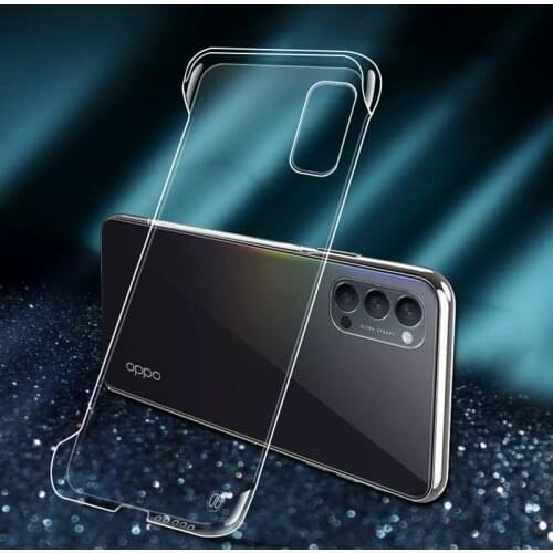 Frameless PC Hard Phone Case For OPPO Reno 2 Z 2Z 2F 5Z 10X Zoom A31 A91 A94 K3 K5 Realme X XT X50 5i 6i 3 5 X2 Pro V11 Cover