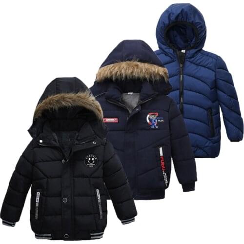 2019 Autumn Winter Baby Boys Jacket Jacket For Boys Children Jacket Kids Hooded Warm Outerwear Coat For Boy Clothes 2 3 4 5 Yrs