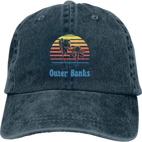 Denim Cap Outer Banks Baseball Dad Cap Adjustable Classic Sports for Men Women Hat