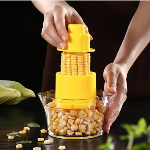 1PC PP Corn Stripper Maize Shaver Peeler Cob Cutter Remove Separator Gadget Cooking Tool Accessories Household Kitchen Supplies