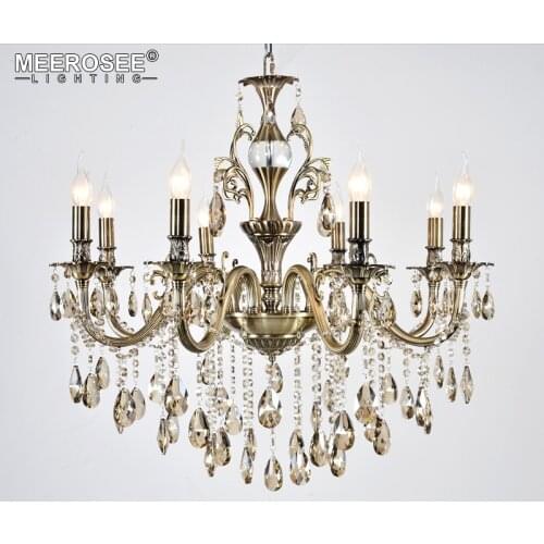 Classic Crystal Chandelier Light Luxury Fixture Good Quality Lustre Suspension Lampara de techo Dining room Living room Lighting