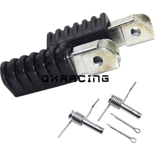 Motorcycle Left & Right Footrest Foot Rest Pedal Pegs for Yamaha PW50 PW80 PW 50 80 Dirt Pit Bike Motorbike ATV Quad D30
