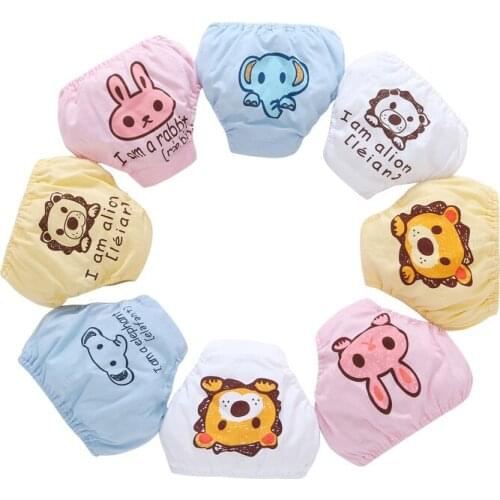 Hot! Training Pants Baby Shorts Underwear Baby Waterproof Cotton Potty Training pants infant urinate pants 2 piece/lot