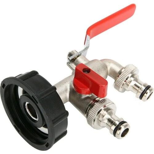 Best 1000 Liter IBC Adapter Garden Water Tank Connector Rainwater Tank Adapter Home Garden Water Connectors