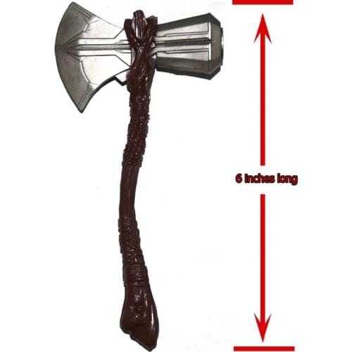 ML Avenger Infinity War Thors Weapon Axe Plastic 6 Inches Long For 12 Inches Figure