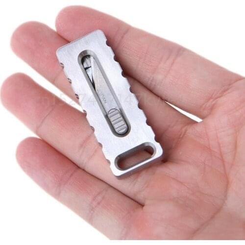 Outdoor Tools Multifunctional Titanium Alloy Tactical EDC Knife Pocket Cutting Tools Mini Knives Camping Survival Tool