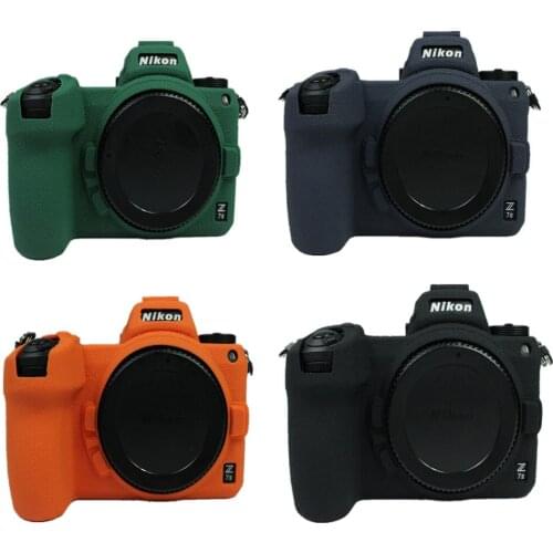 Soft Silicone Armor Skin Case Camera Body Cover For Nikon Z6II Z62 Z7II Z72 Camera Bag Protective Shell Cover