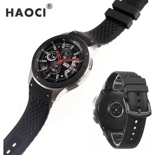 New style high-end 22mm silicone strap bracelet bracelet for Samsung Gear S3 S4 Galaxy Watch 46mm watch strap watchbands