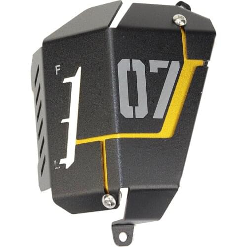 Water Coolant Recovery Tank Shielding Guard Frame Radiator Side Cover Protector For Yamaha MT07 MT 07 MT-07 FZ-07 MT FZ 07 13-16