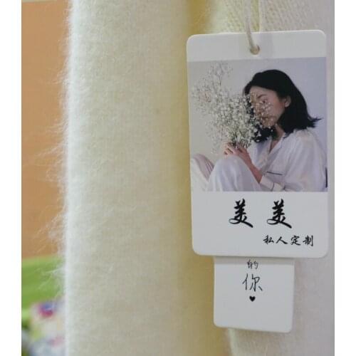 Wholesale custom logo brand name garment clothing printed paper price hang tags,etiqueta printing swing labels tags for clothes