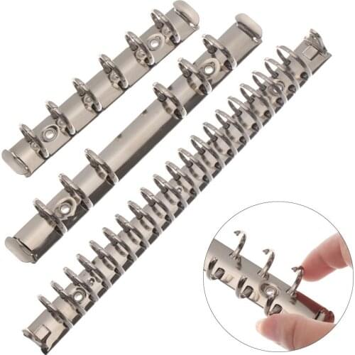 A4/B5/A5/A6/A7 Metal Spiral Rings Binder Clip Loose-leaf File Folder Clip Notebook Accessory Stationery