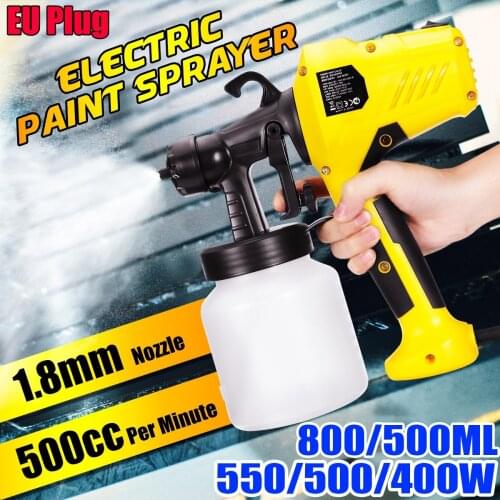 550W Electric Spray Gun Paint for Cars Home Wood Furniture Wall Sprayer Car Paint Care Aerosol Spray Gun Adapter Handle
