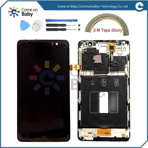 S898t s898t+ LCD Display Touch Screen Digitizer Assembly with frame For Lenovo s898t S8 95%new