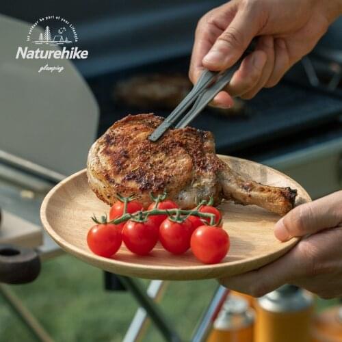 Naturehike Solid Wood Camping Dish Tableware Dish