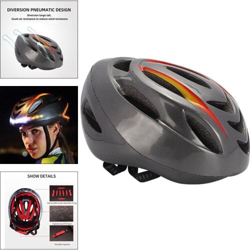 Smart Cycling Bicycle Helmet | Bike Accessories | Men, Women | Front and Rear LED Lights | Turn Signals Lights | Remote Control