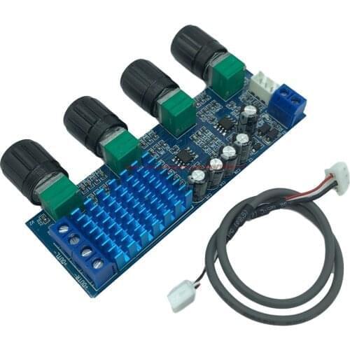 XH-M577 digital power amplifier board TPA3116D2 audio amplifier board high power tone board operational amplifier 12-24V