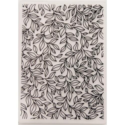 YINISE Plastic Embossing Folder For Scrapbook Stencils LEAVES DIY PAPER Album Cards Making CRAFT SUPPLIES Scrapbooking MOLDS