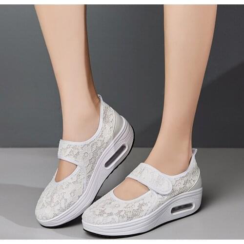 Deportivas Mujer Tennis Shoes for Women Tenis Blancos Gym Stability Athletic Sneakers Woman Platform Breathable Walking Shoes