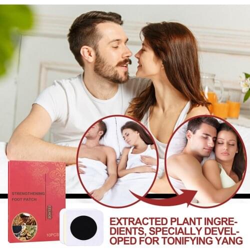 10pcs Strong Kidney Paste Prostate Male Fuyang Strengthening Acupoint Foot Patch Relieve Dizziness Tinnitus Insomnia Headache
