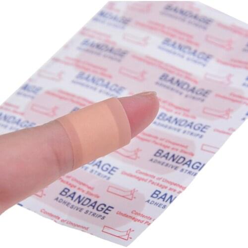 100Pcs/Box Wound Adhesive Plaster Bandage Medical Antibacterial Band Aid Bandage Sticker For Home Travel First Aid Kit Supplies