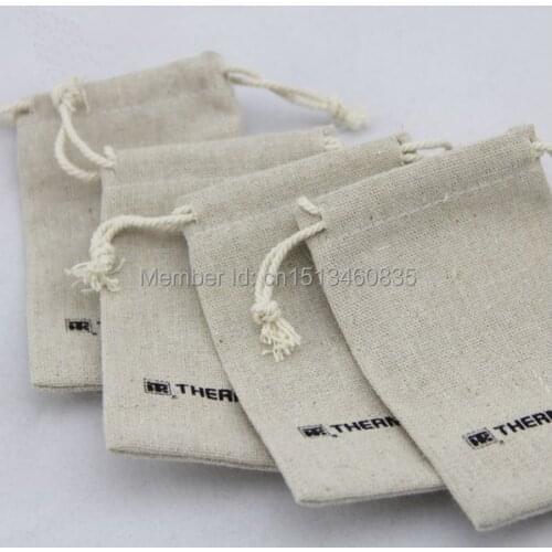100pcs/lot CBRL jute/linen/flax drawstring bags&pouch for ornament/dry goods,Various colors,size customized,wholesale