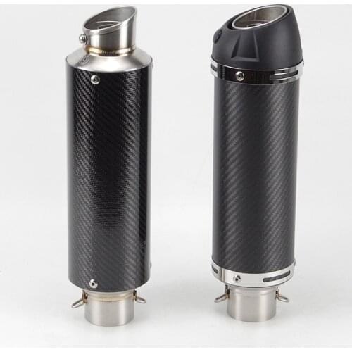 38-51mm Universal Motorcycle Exhaust Muffler Dual Left Right Side Escape Moto E Mark Removable DB Killer for Z1000 Z900 FZ6N R25