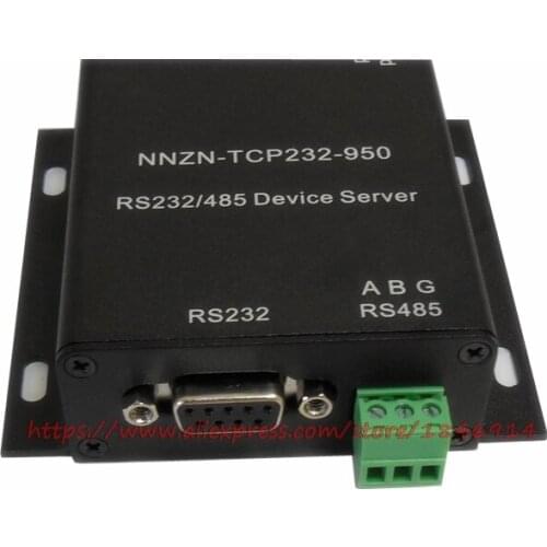 Free shipping NNZN-TCP232-950 Serial to Ethernet module MODBUS RTU RS232/485 server