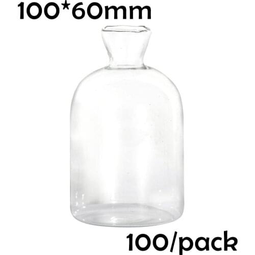 Free Shipping DIY Paintable Christmas Xmas Decoration Ornament/Ball 100mm Glass Wine Bottle, 100/Pack
