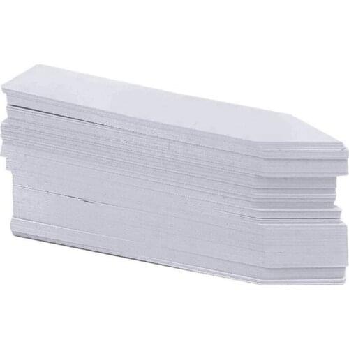 BMBY-1000 Pcs 4 Inch Plant Tags Garden Nursery Labels Plastic Pot Labels White