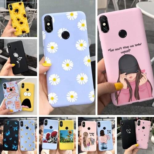 Case For Xiaomi Redmi 6A Cover Daisy Flower Soft Phone Cases For Xiaomi Redmi 6A 6 A A6 Silicone Fundas For Redmi6A 6 Pro Bumper