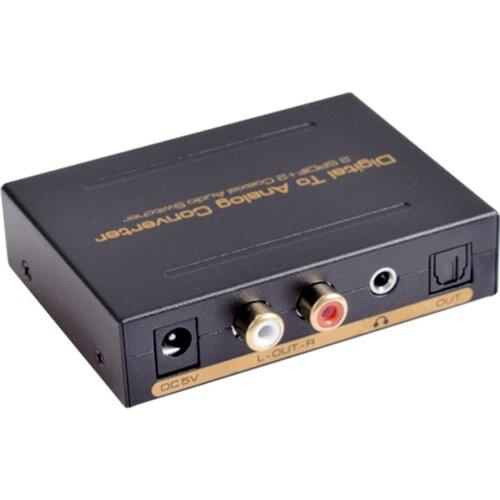 Digital optical audio switch 3X1 Digital to Analog audio decoder switcher 3X Digital toslink to Analog Audio Switch Decoder